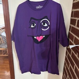 Sesame Street Size 2XL The Count Graphic T-Shirt